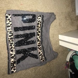 pink long sleeve shirt